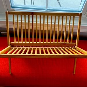 Bamboo  Folding Dish Rack